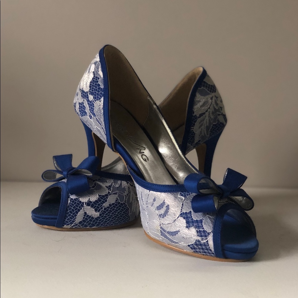 Blue heels